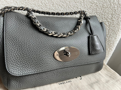 Mulberry Charcoal Grey Medium Top Handle Lily (RRP £1075)