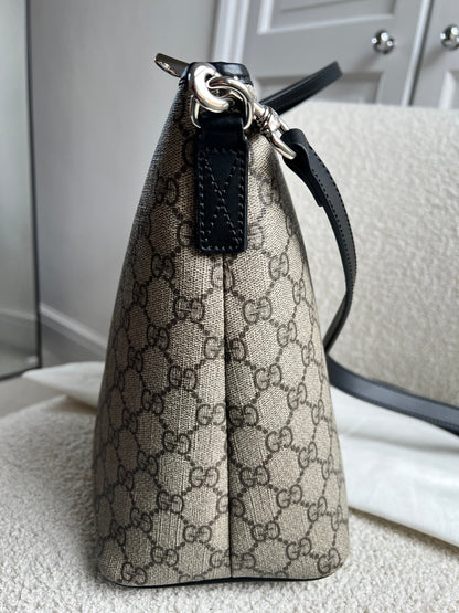 Gucci GG Supreme Coated Canvas Convertible Zip Tote