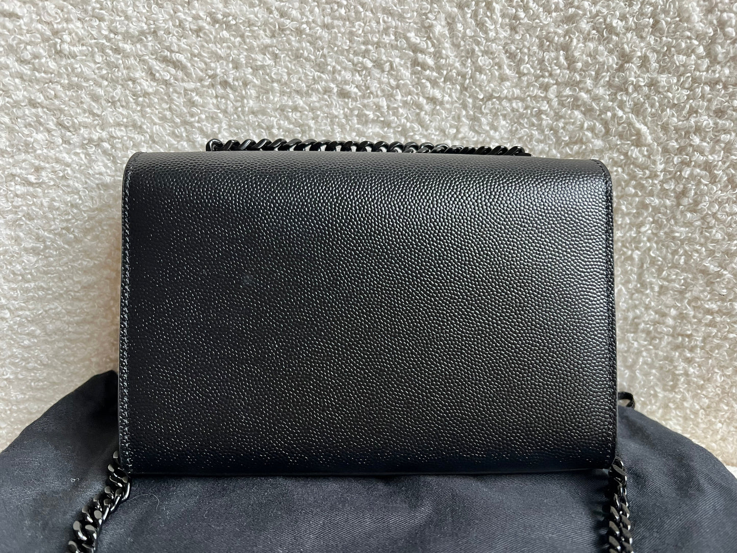 Yves Saint Laurent (YSL) Black on Black Mini Kate
