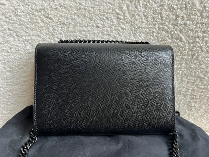 Yves Saint Laurent (YSL) Black on Black Mini Kate