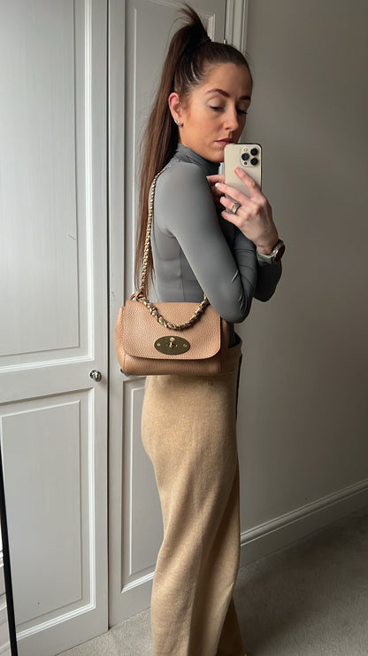 Mulberry Light Salmon Regular Top Handle Lily (RRP £1095)