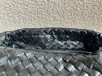 Bottega Veneta Black Small Hop Intraciatto (RRP £3370)