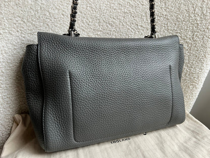 Mulberry Charcoal Grey Medium Top Handle Lily (RRP £1075)