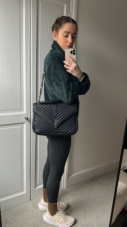 Yves Saint Laurent (YSL) Navy Large College (RRP £2,280)