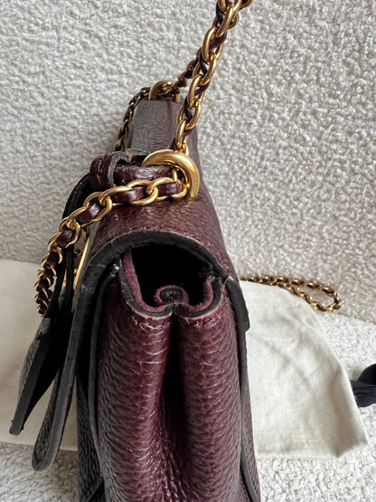 Mulberry Oxblood Regular Lily with Gold Hardware (RRP £895)