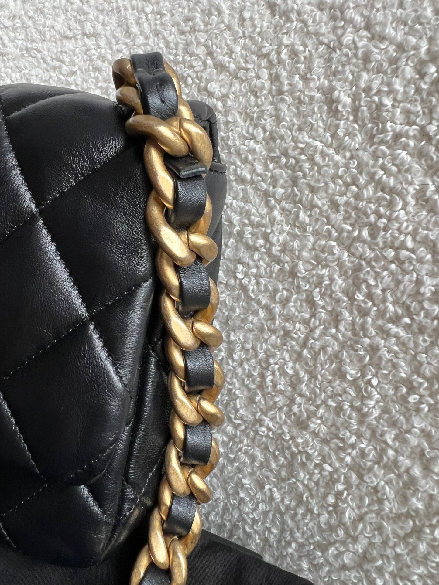 Chanel Candy Chain Mini Flap in Black Lambskin