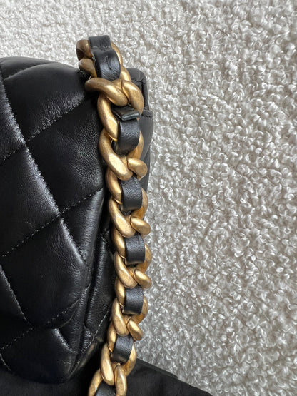 Chanel Candy Chain Mini Flap in Black Lambskin