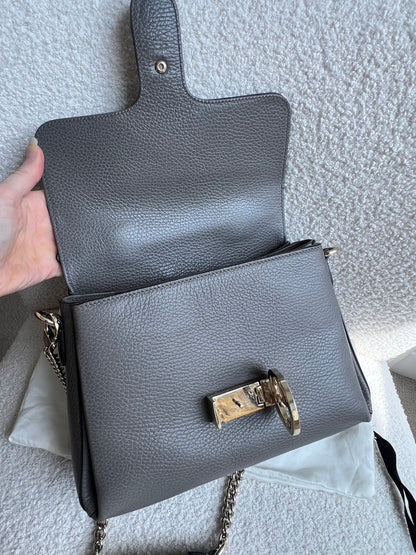 Gucci Interlocking GG Grey Medium Top Handle Bag (RRP £1,150)