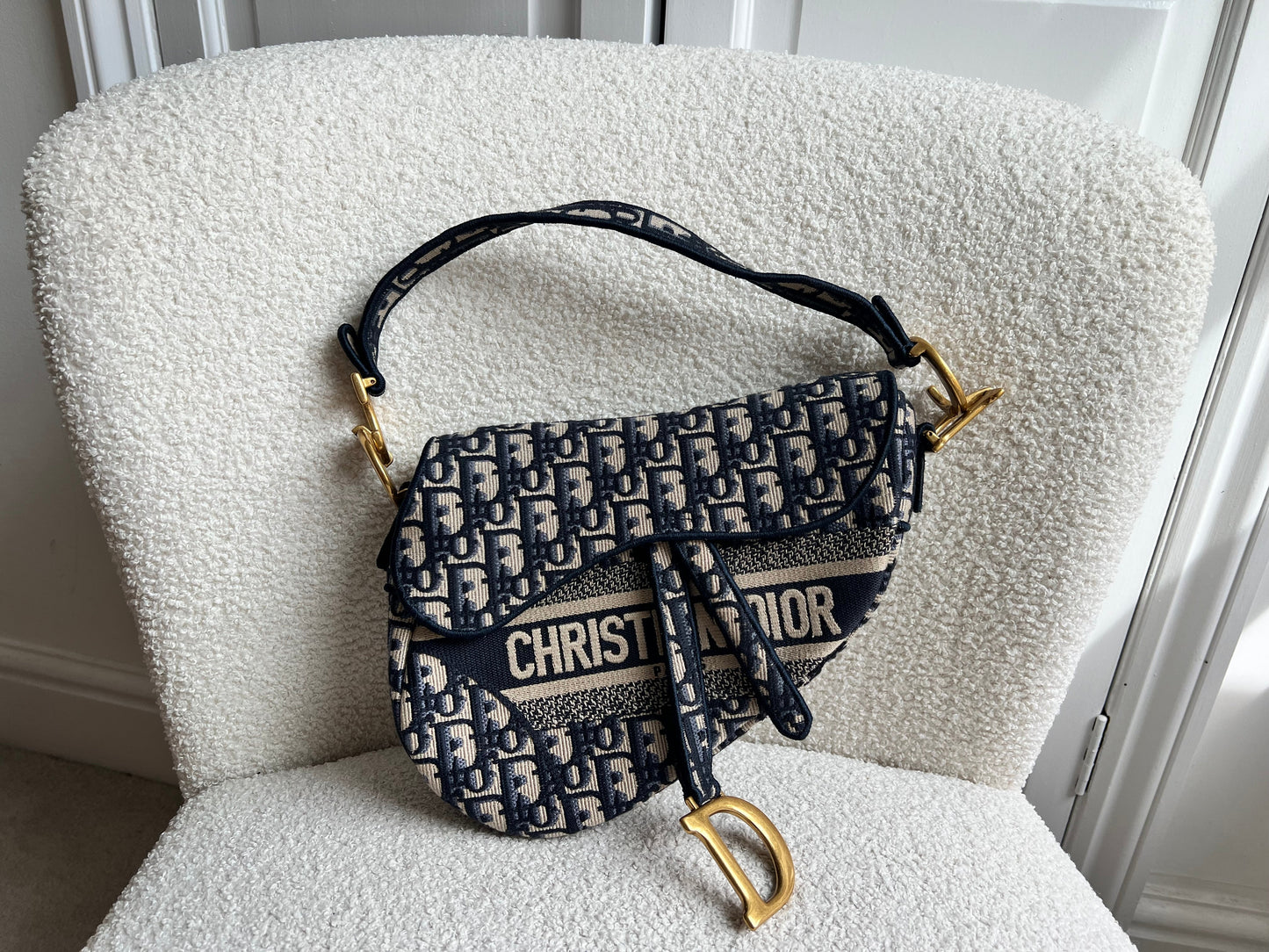 Christian Dior Oblique Saddle Bag
