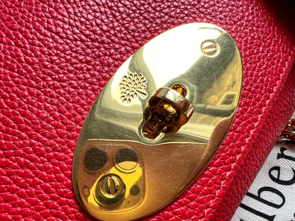 Mulberry Fiery Red Regular Lily with Gold Hardware (RRP £995)