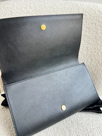Yves Saint Laurent (YSL) Black Belle de Jour Clutch