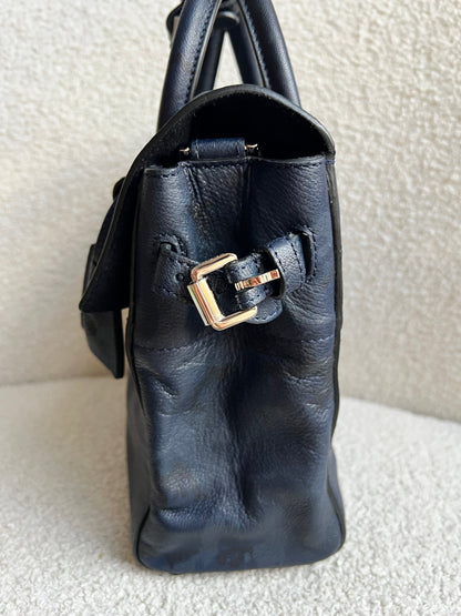 Mulberry Mini Cara Backpack in Midnight Blue Camo Printed Goat (RRP £995)