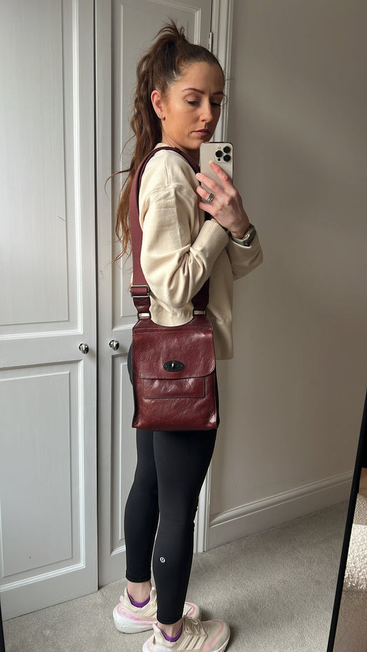 Mulberry Small Oxblood Antony
