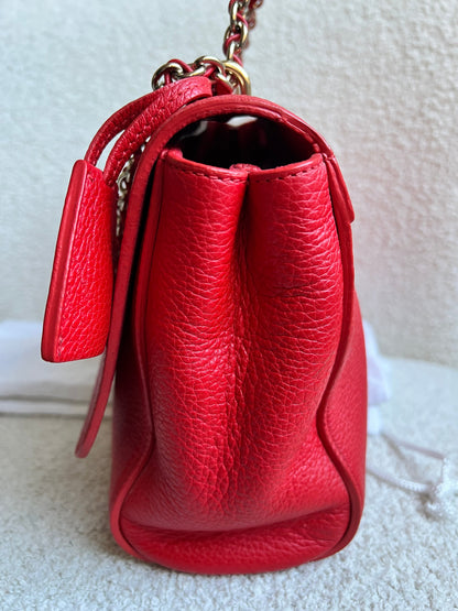 Mulberry Fiery Spritz Red Medium Lily with Gold Hardware (RRP £995)