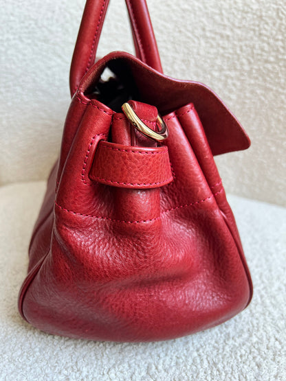 Mulberry Poppy Red Bayswater Satchel (RRP £995)