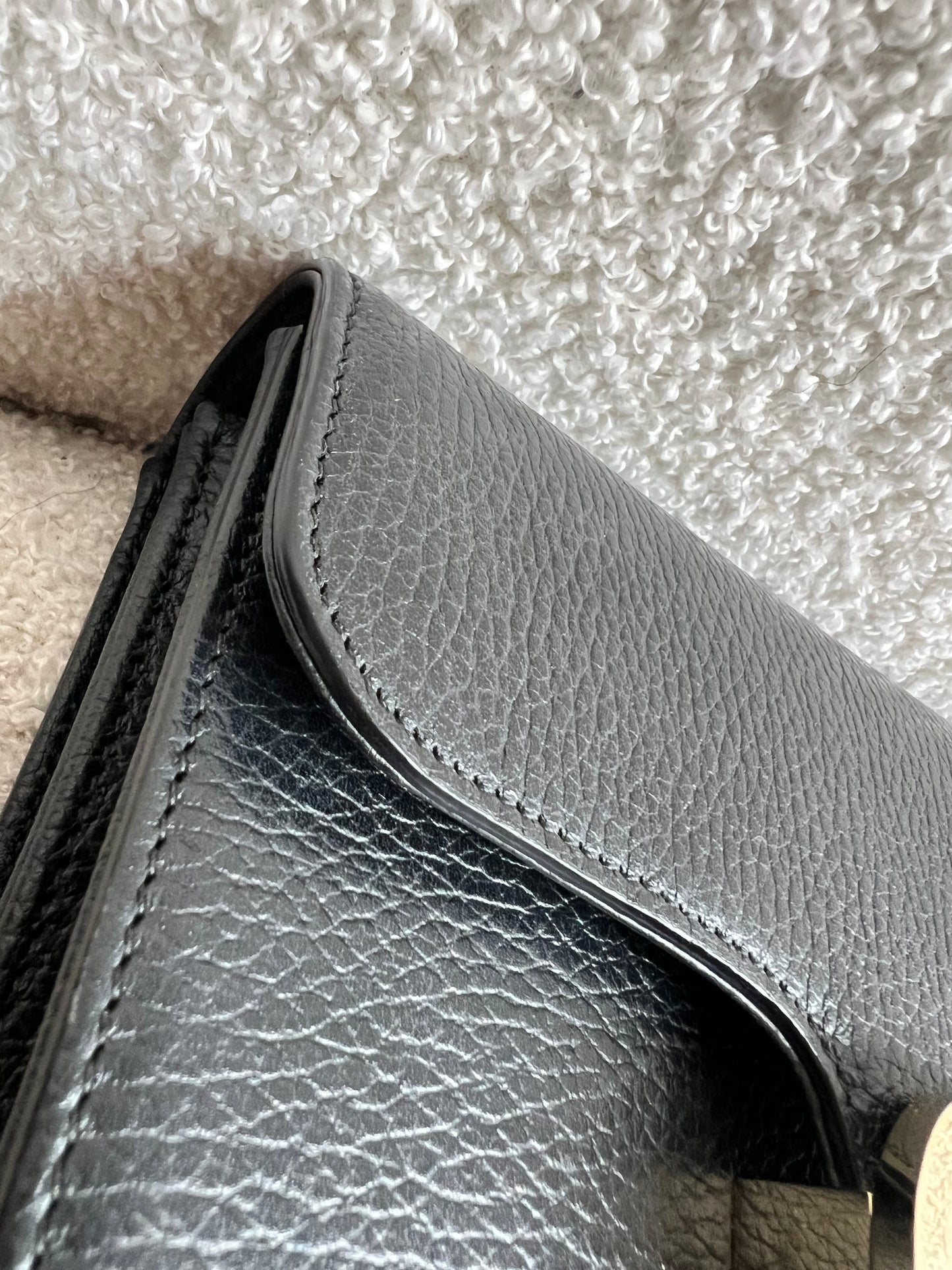 Gucci Interlocking GG Black Small Shoulder Bag
