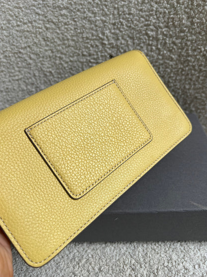Mulberry Camomile Yellow Bayswater Clutch (RRP £495)