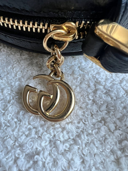 Gucci GG Round Black Ophidia Clutch