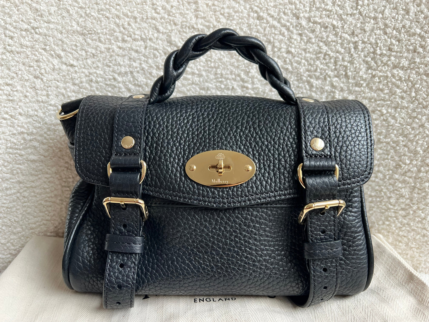 Mulberry Black Mini Alexa (RRP £995)