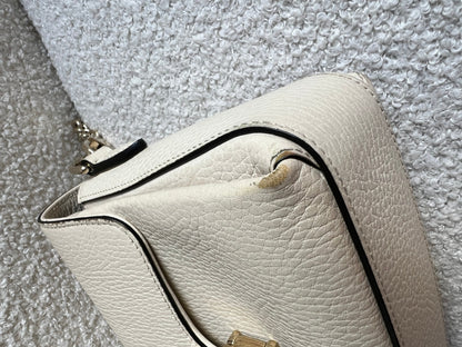 Gucci Interlocking GG Cream Mini Cross Body Bag