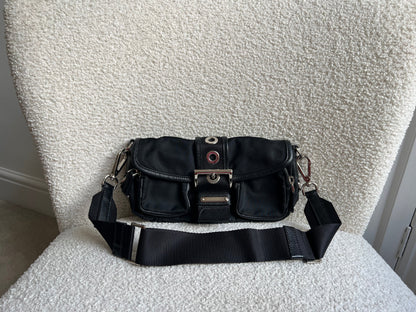 Prada Vintage Nylon Buckle Shoulder Bag