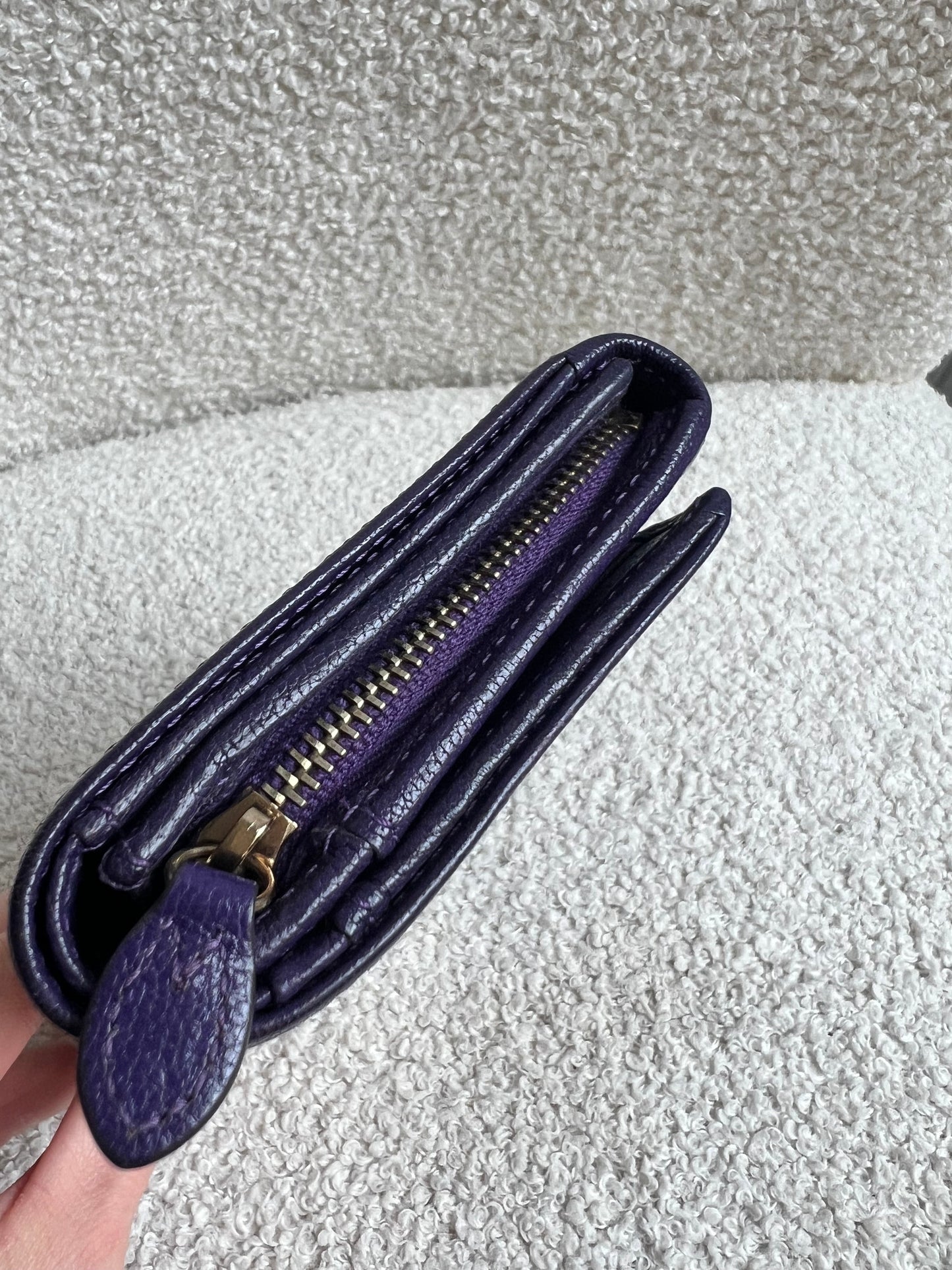 Mulberry Purple French Purse (RRP £275)