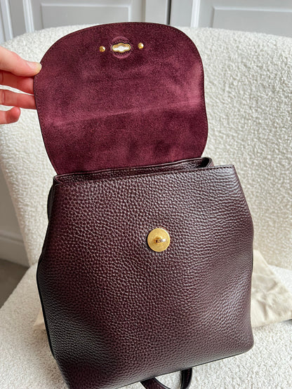 Mulberry Oxblood Mini Bayswater Backpack (RRP £695)