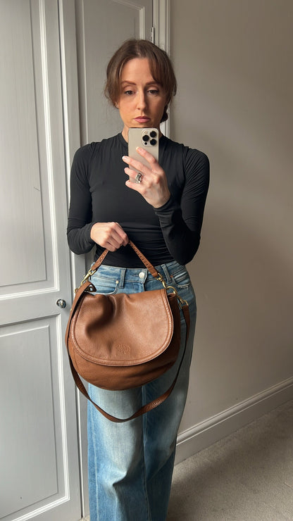 Mulberry Oak Large Effie Satchel