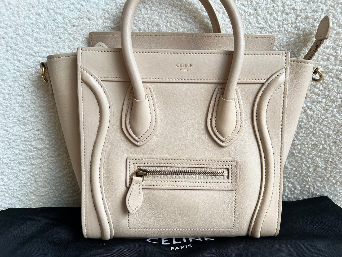 Celine Cream Nano Luggage Bag (RRP £1750)