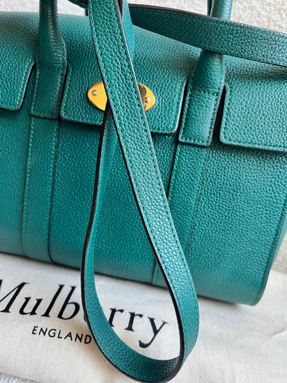 Mulberry Ocean Green Small Bayswater Satchel (RRP £995)