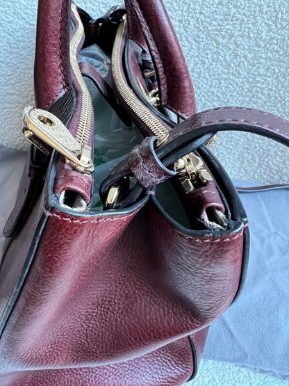 Mulberry Oxblood Small Double Zip Bayswater Tote (£1500)