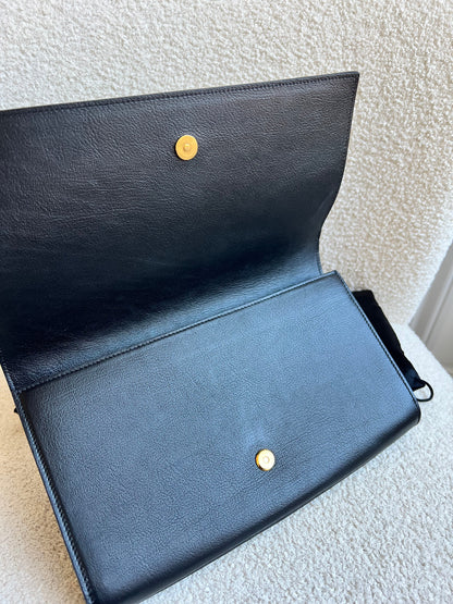 Yves Saint Laurent (YSL) Black Belle de Jour Clutch