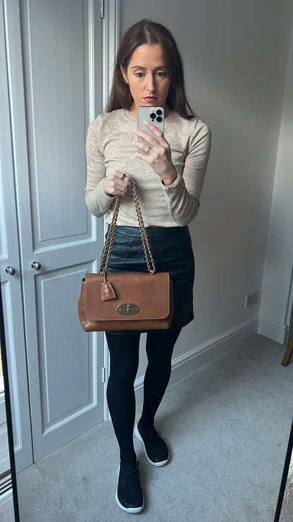 Mulberry Oak Medium Lily with Gold Hardware (RRP £1095)