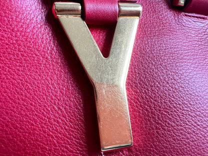 Yves Saint Laurent (YSL) Red Small Cabas Chyc Bag (RRP £1,350)