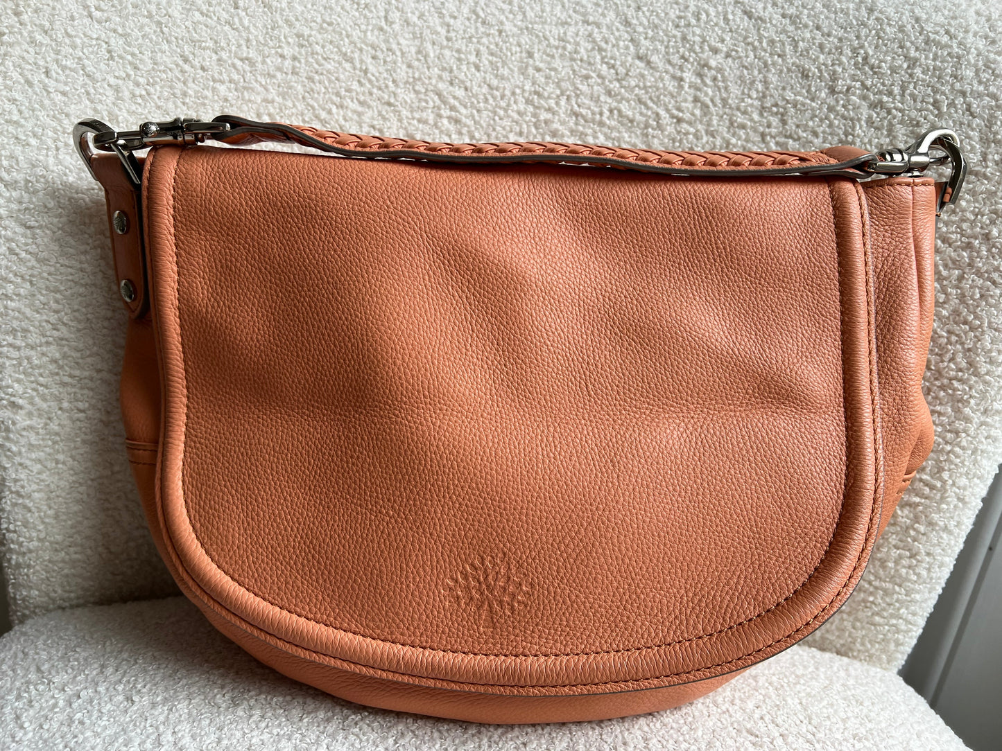 Mulberry Apricot Large Effie Satchel