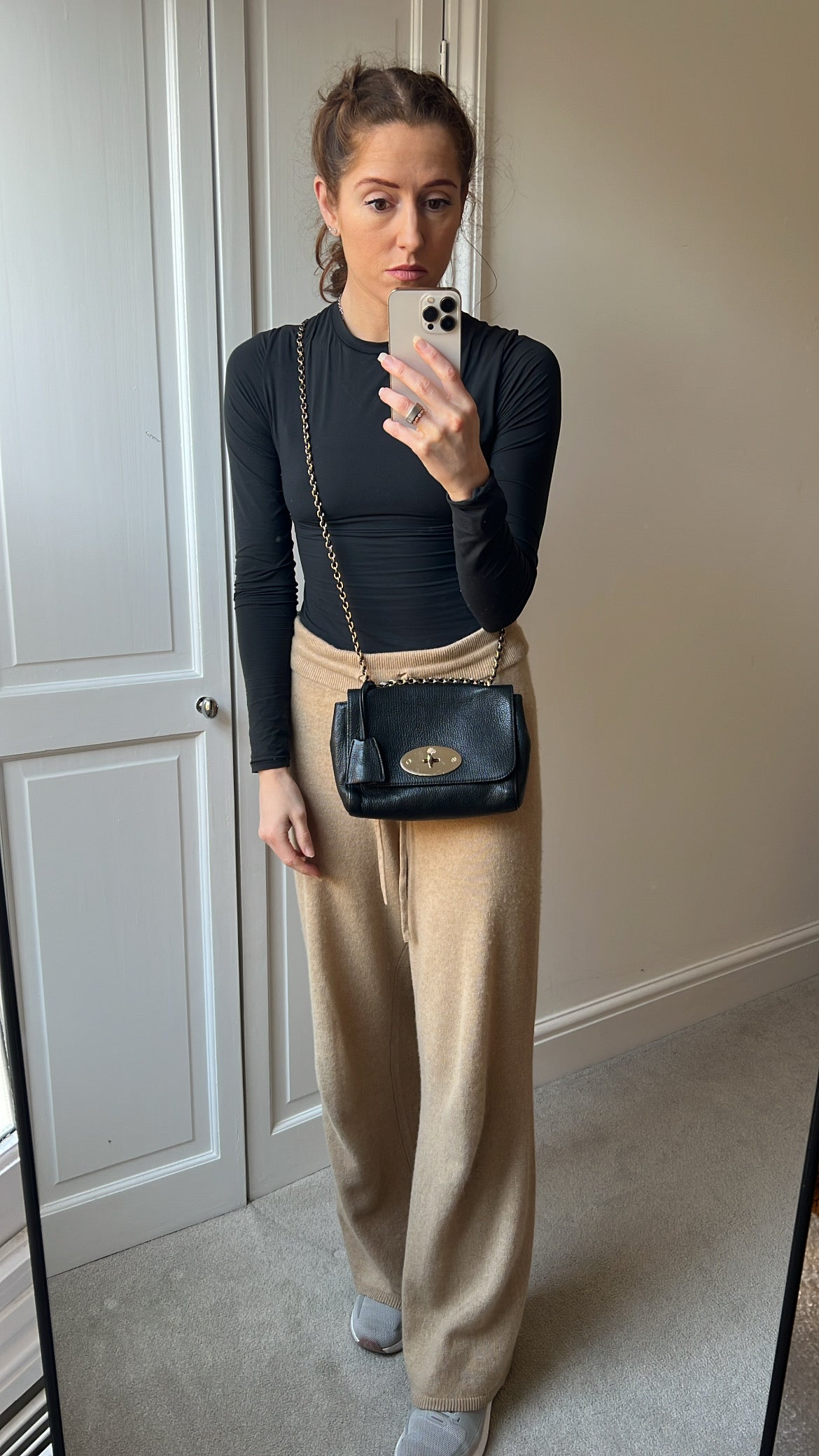 Mulberry Black Regular Lily with Gold Hardware (RRP £995)