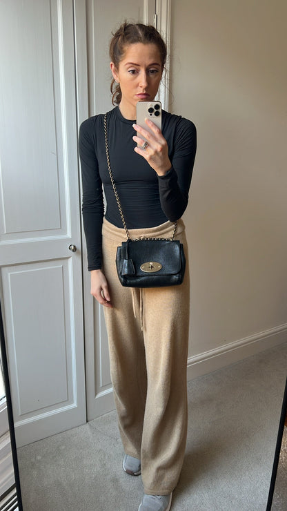 Mulberry Black Regular Lily with Gold Hardware (RRP £995)