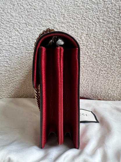 Gucci Interlocking GG Red Small Shoulder Bag