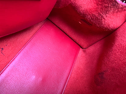 Yves Saint Laurent (YSL) Red Small Cabas Chyc Bag (RRP £1,350)