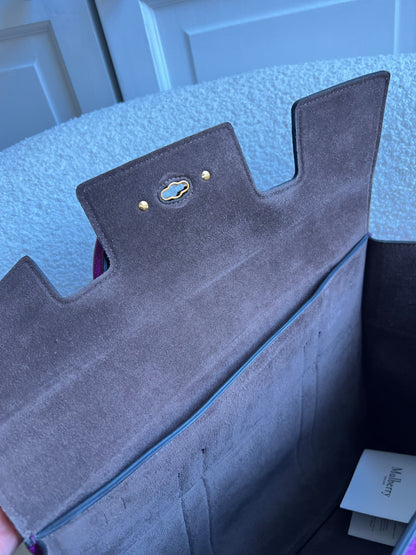 Mulberry Violet Bayswater with Strap (RRP £1,095)
