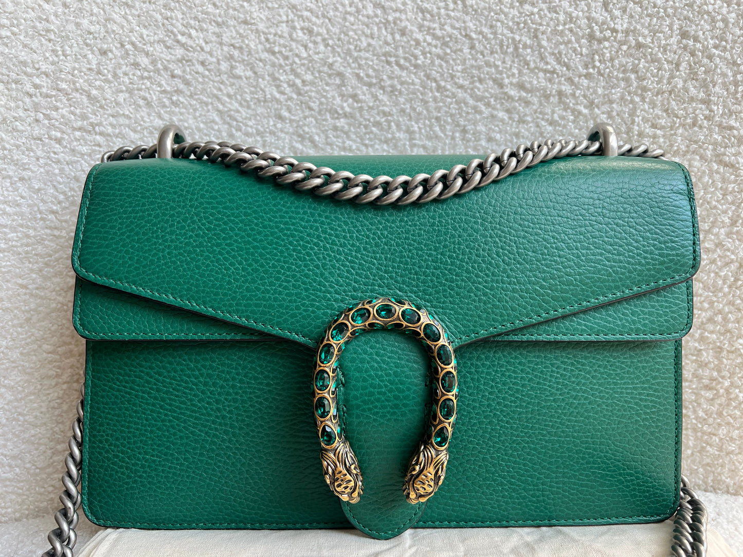 Gucci Dionysus GG Green Small Shoulder Bag (RRP £2,670)