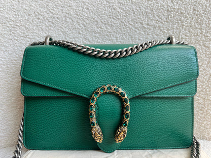 Gucci Dionysus GG Green Small Shoulder Bag (RRP £2,670)