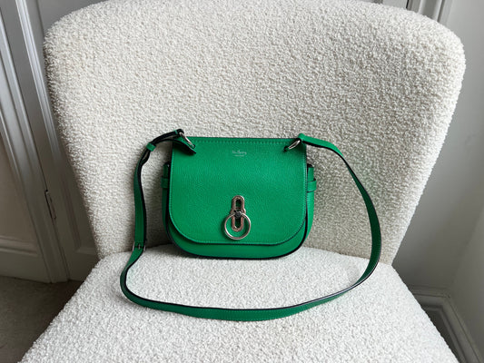 Mulberry Lawn Green Amberley Satchel (RRP £795)