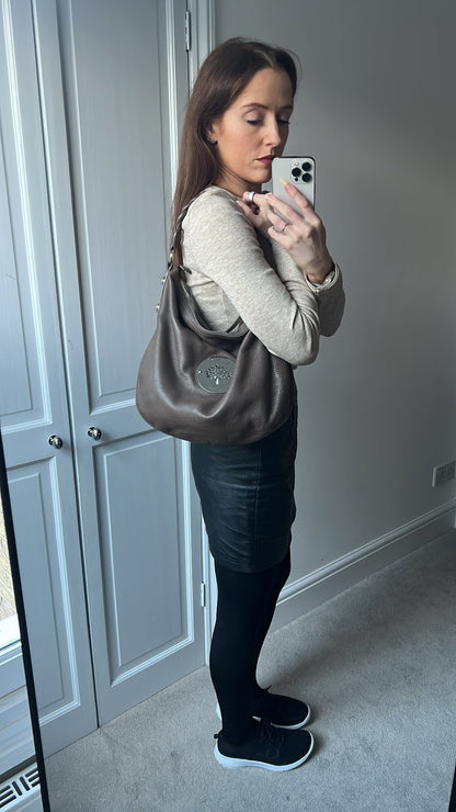 Mulberry Taupe Daria Hobo (RRP £795)