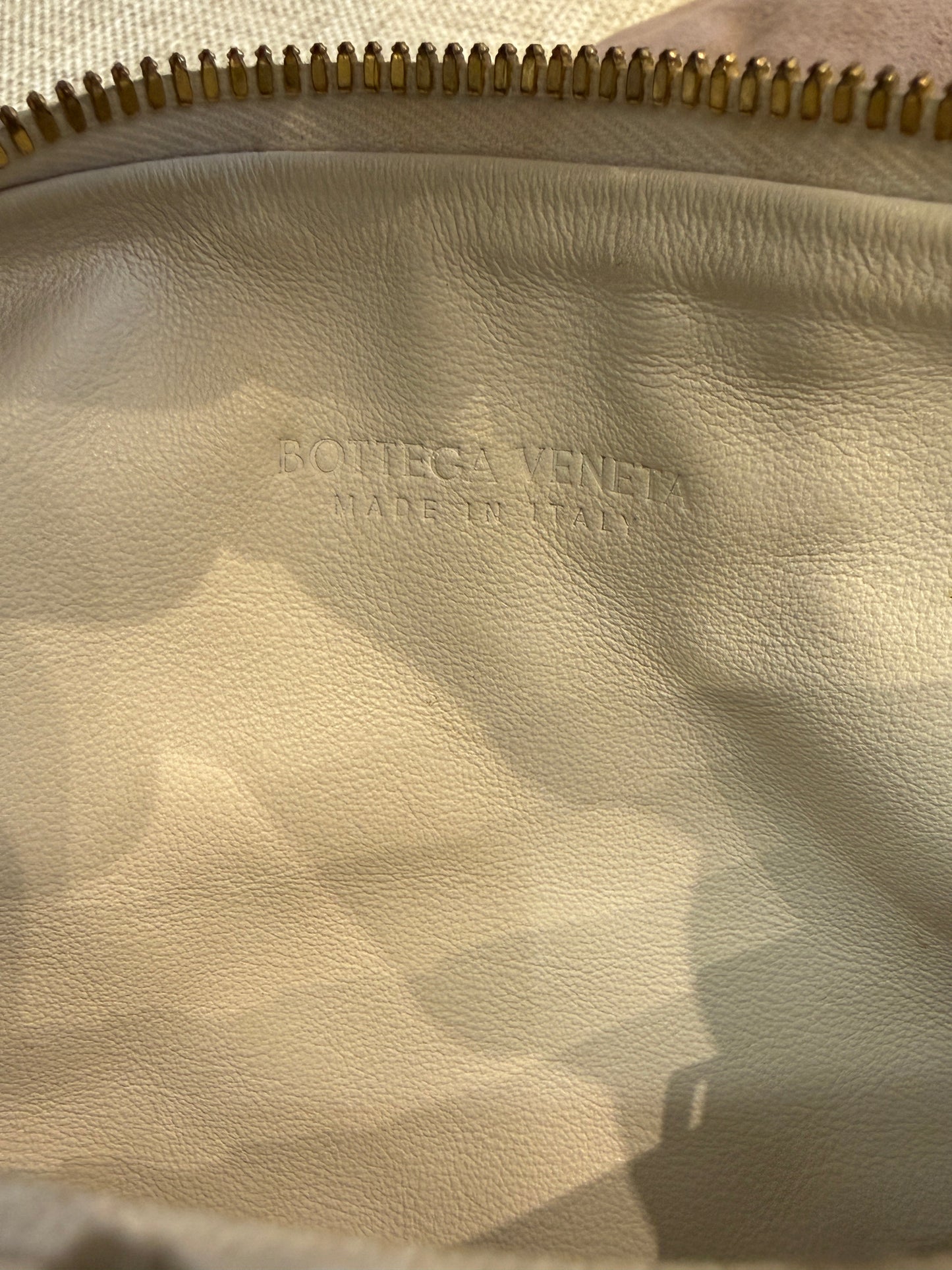 Mini Jodie White Intrecciato Nappa Leather