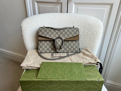 Gucci Dionysus GG Supreme Small Shoulder Bag (RRP £2,280)