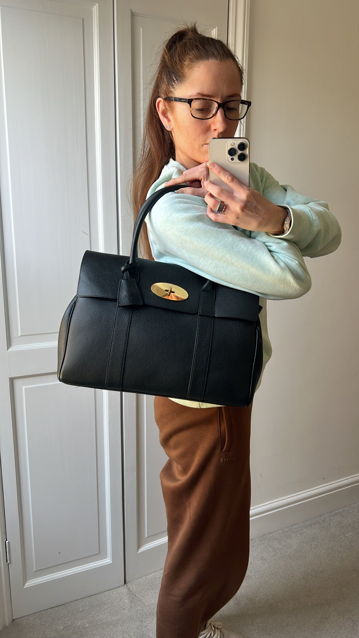 Mulberry Black Bayswater (RRP £1095)