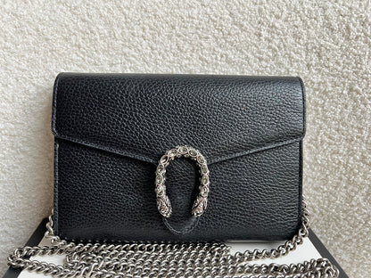 Gucci Dionysus Black Mini Chain Bag (RRP £1340)