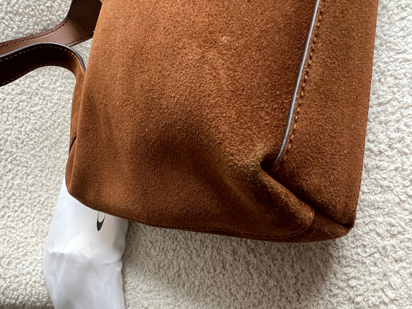 Coach Brown Suede Brooklyn 28 Shoulder Bag (RRP £350)