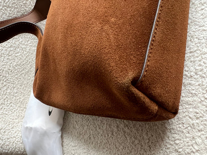 Coach Brown Suede Brooklyn 28 Shoulder Bag (RRP £350)